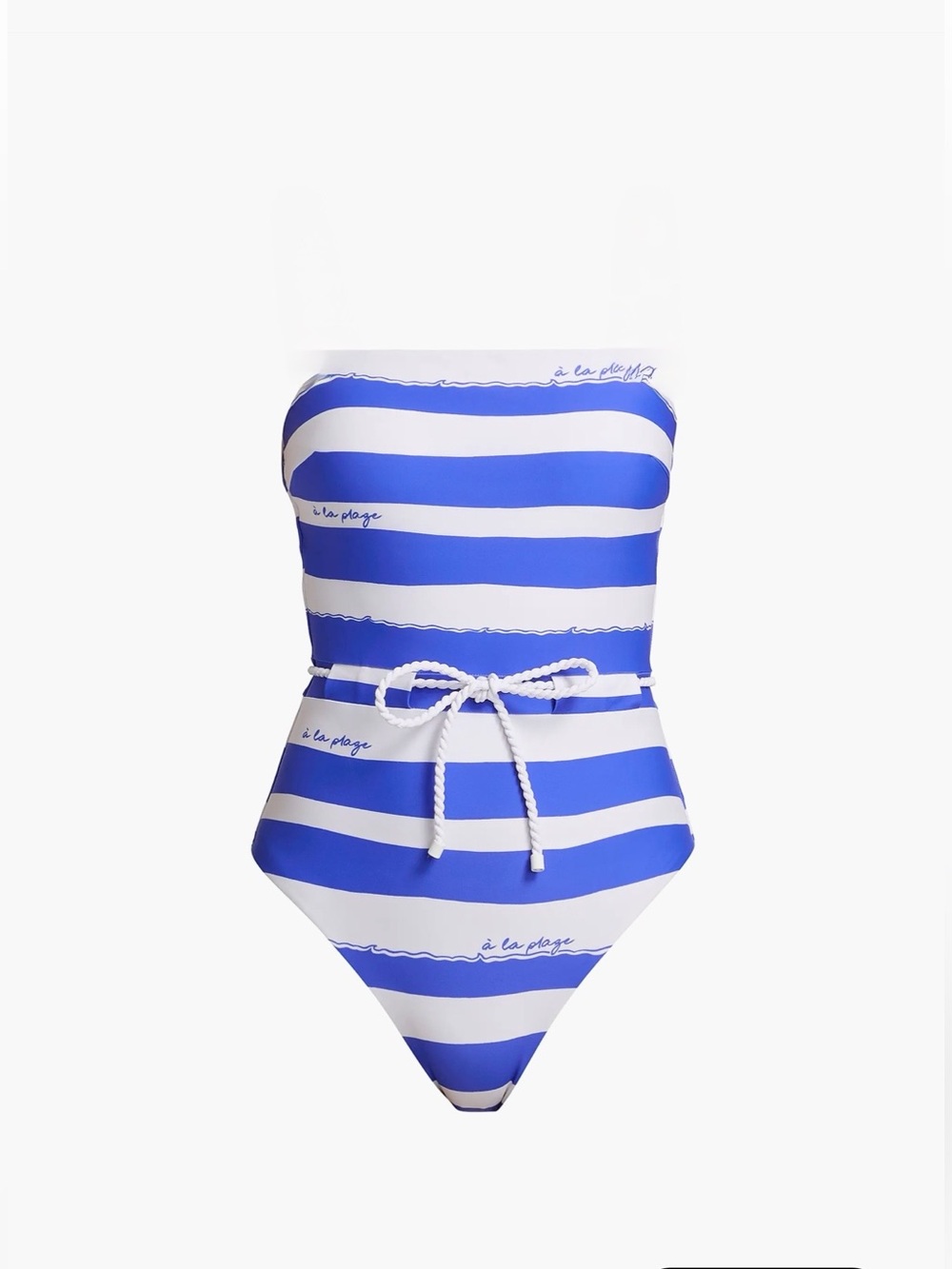 Milly À La Plage Belted One-Piece Swimsuit